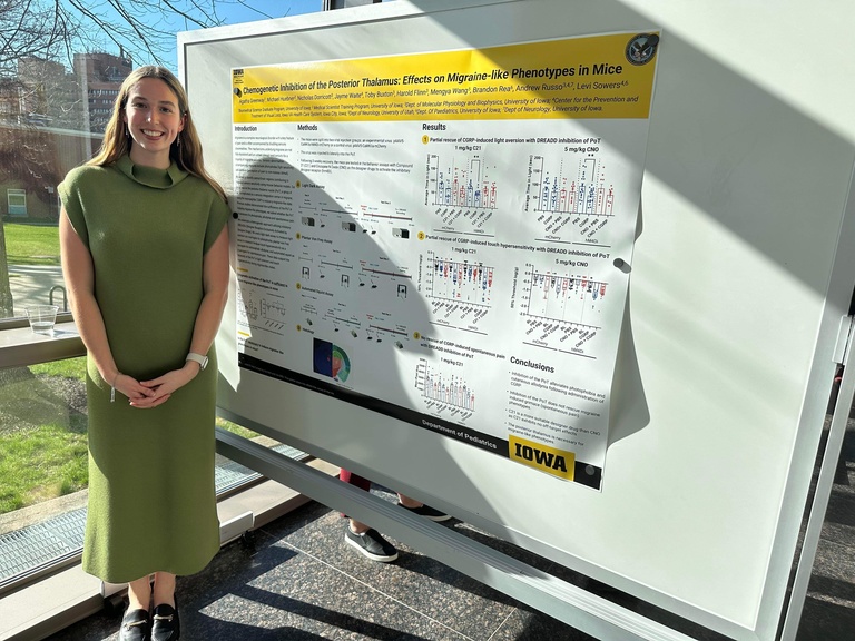 Agatha's poster as Pediatric Research Day
