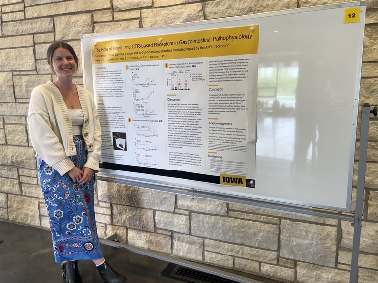 Jayme's poster at PAIN Retreat 2024