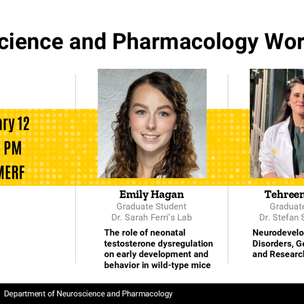 Neuroscience and Pharmacology Workshop - Emily Hagan and Tehreem Haider promotional image